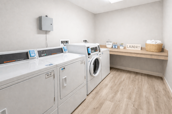 Laundry facilities on each floor